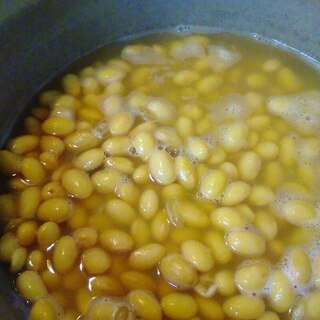 水煮大豆の作り方